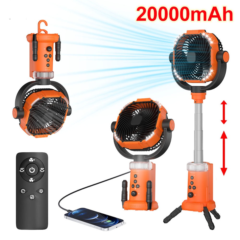 BreezeMax Portable Camping Fan