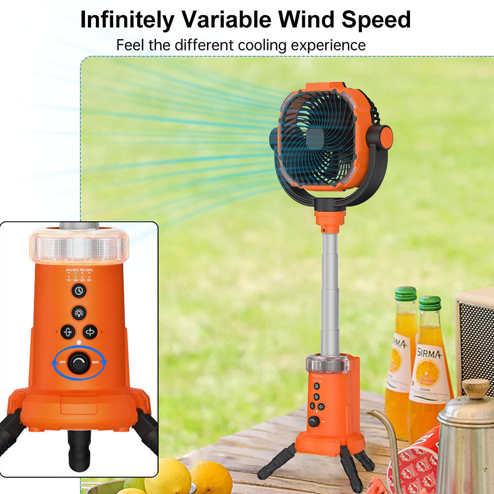 BreezeMax Portable Camping Fan